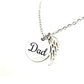 Dad Memorial Necklace and Personal Card