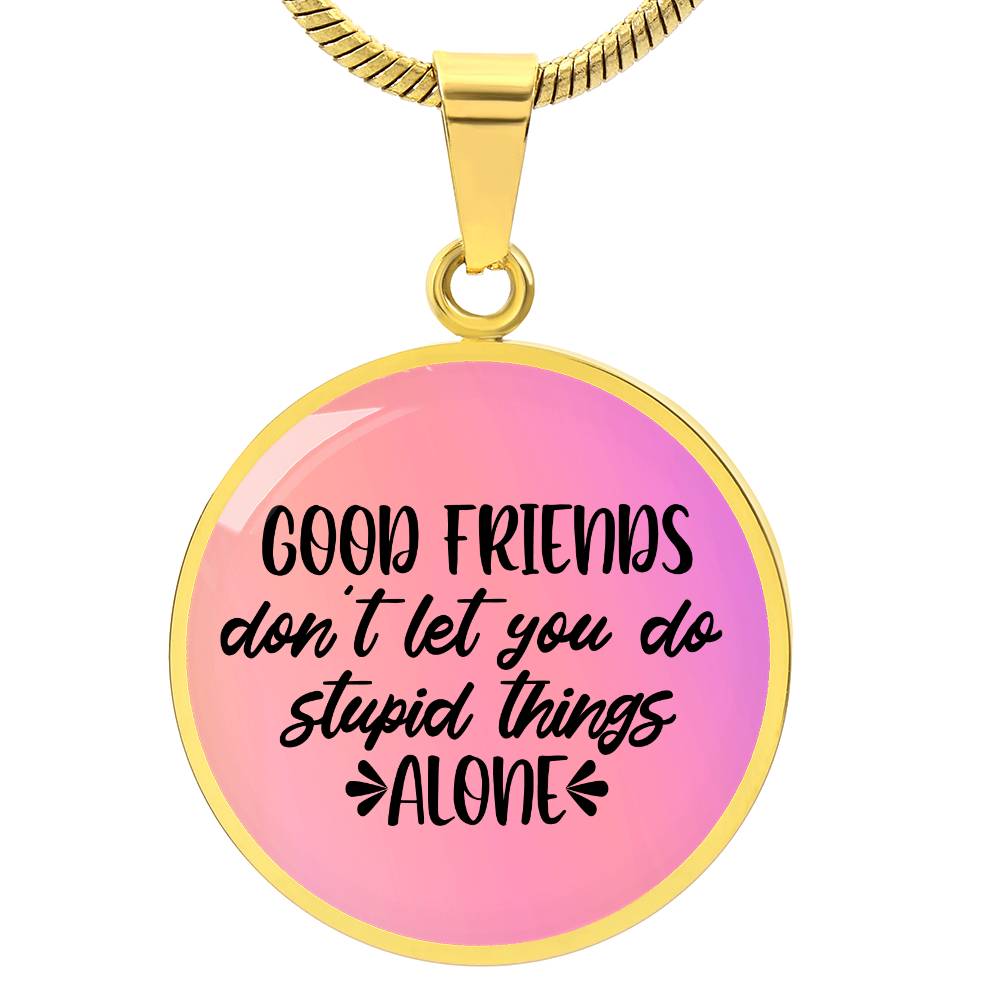 Friends Circle Necklace Personalized