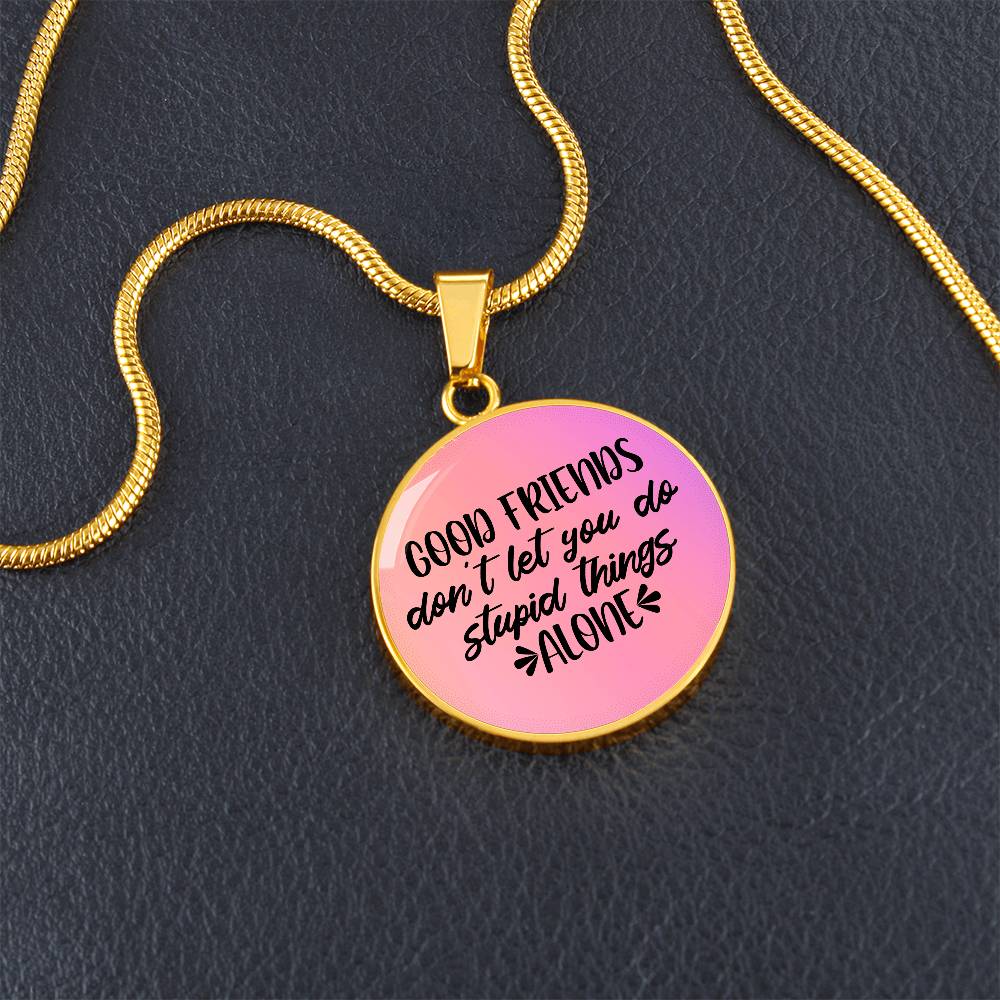 Friends Circle Necklace Personalized