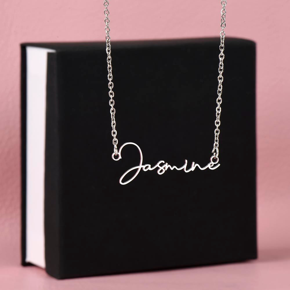 Name Signature Necklace