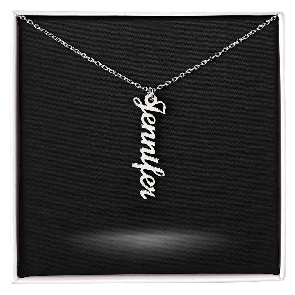 Multiple Name Necklace and Personal Message Card