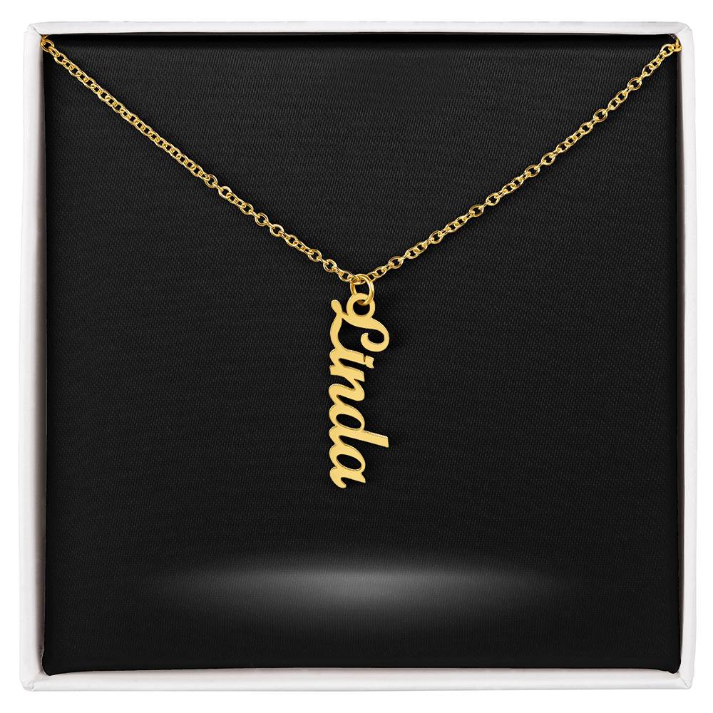 Multiple Name Necklace and Personal Message Card