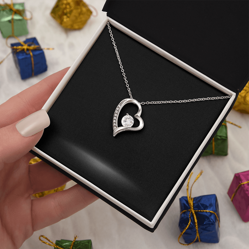 Forever Love Necklace with Personalized Message Card