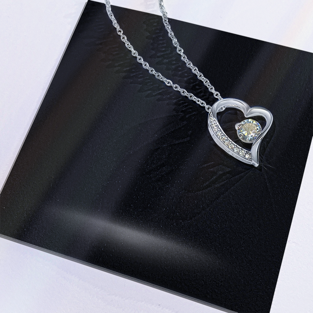 Forever Love Necklace with Personalized Message Card