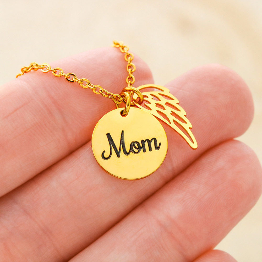 Mom Memorial Necklace and Personal Card