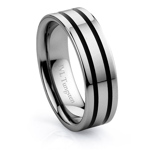 JVL newest Jewelry Dedication Men's Tungsten Wedding Band Size 10